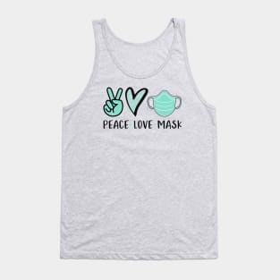 Peace Love Mask Tank Top